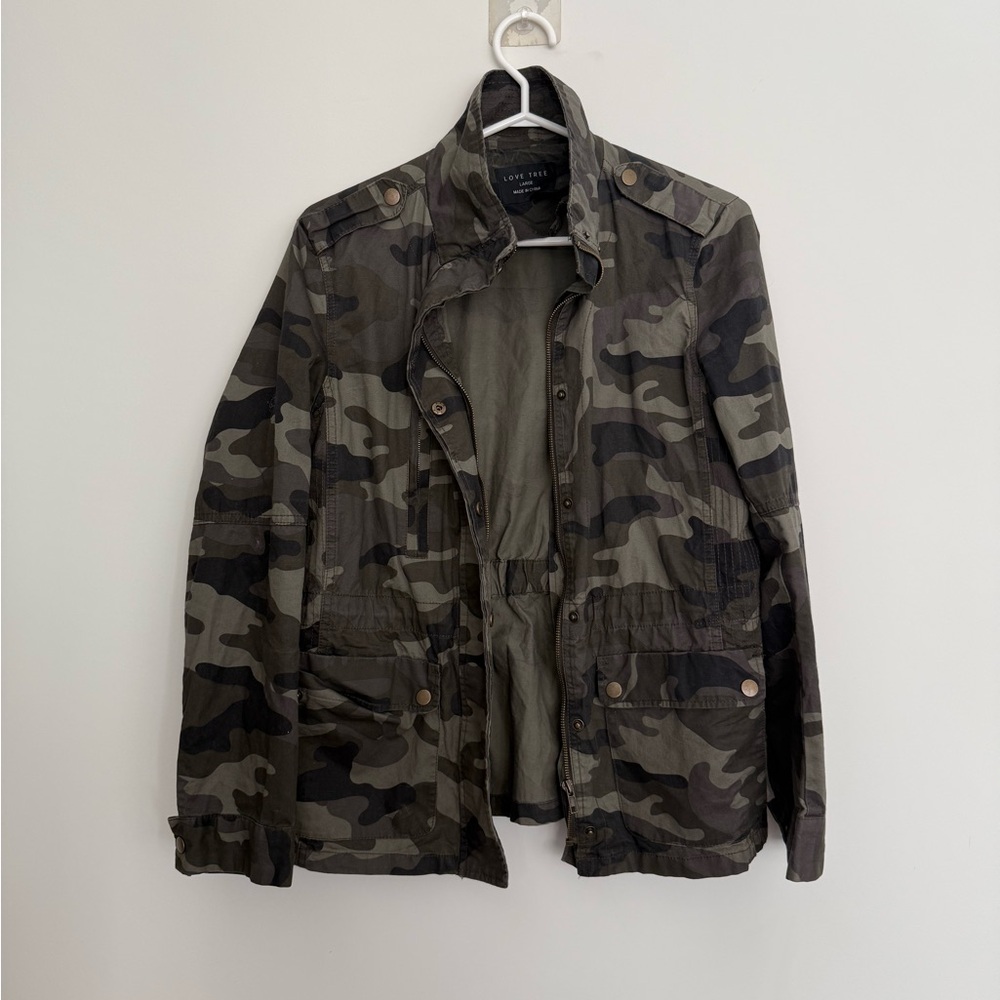 Love Tree Camouflage Jacket